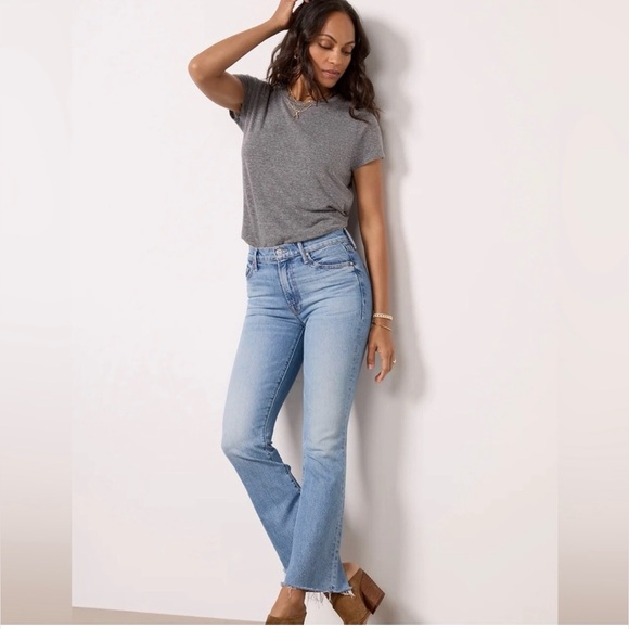 Mother Superior The Outsider Flood Fray Are There Yet Jeans Size 28 Wide Leg - Picture 3 of 8